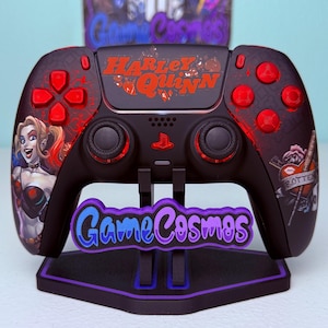 Comic Book Villainess - RGB LED - Benutzerdefinierter Wireless Controller für PS5 oder PC