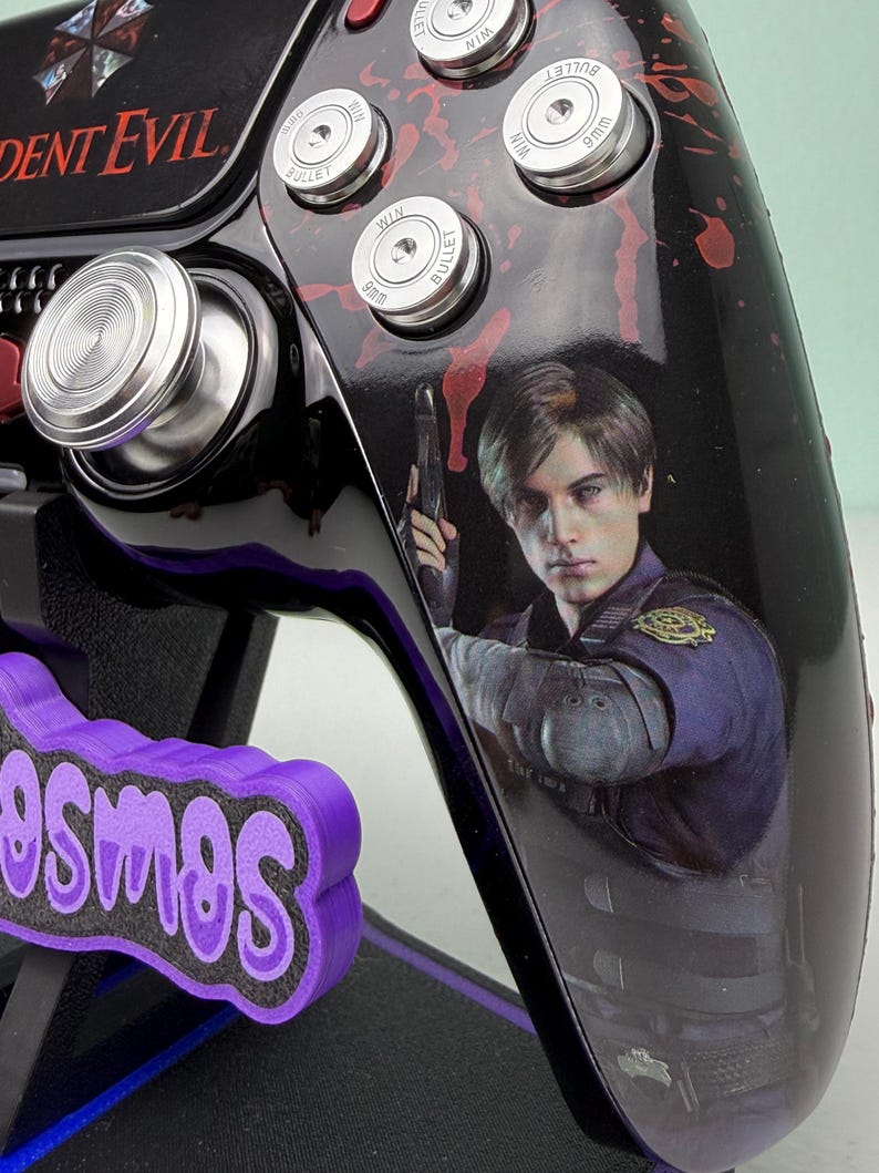 Survival Horror - Real Metal - Custom Wireless Controller for PS5 or PC ...