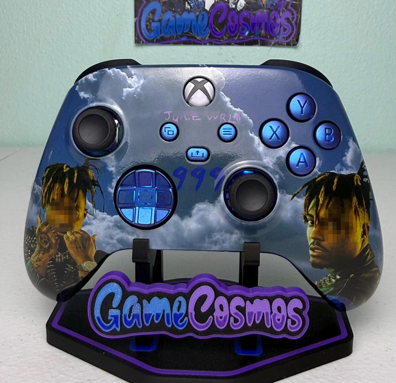 Juice WRLd - Glossy Finish - RGB LED - Custom Wireless Controller for Xbox Or PC image 1