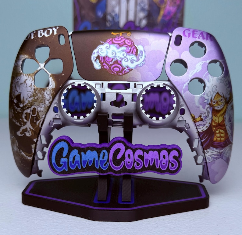 Mythical Zoan Awakening - Anime Manga - RGB LED - Custom Wireless Controller for PS5 Or PC FACEPLATE + TOUCHPAD