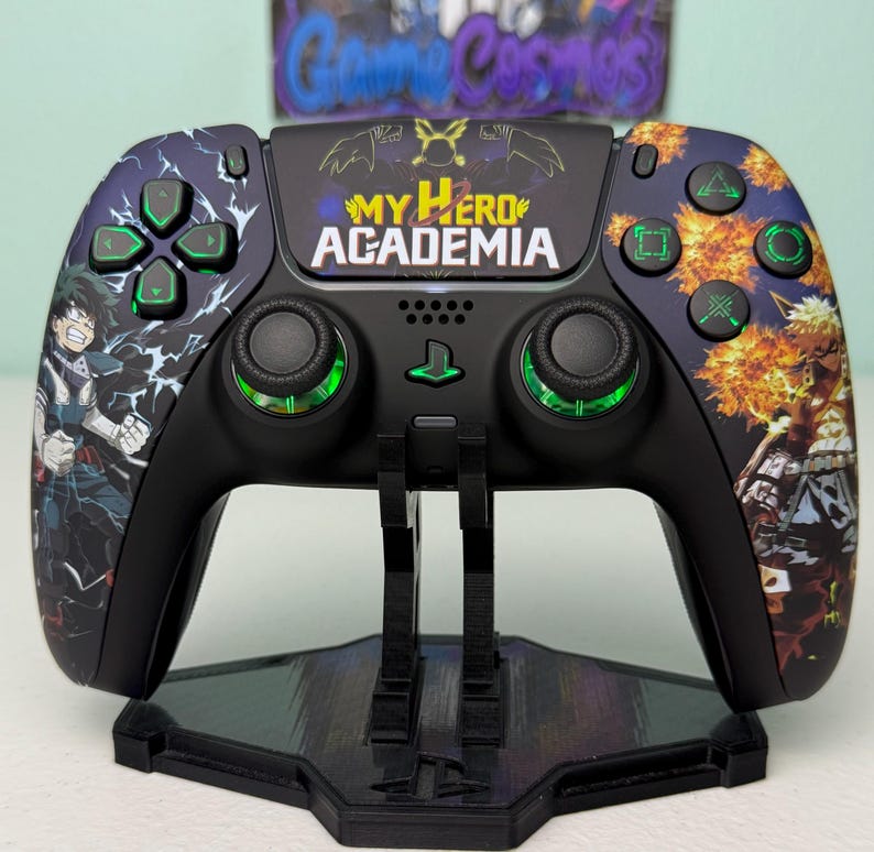 Anime Manga Superheroes - RGB LED - Custom Wireless Controller for PS5 ...