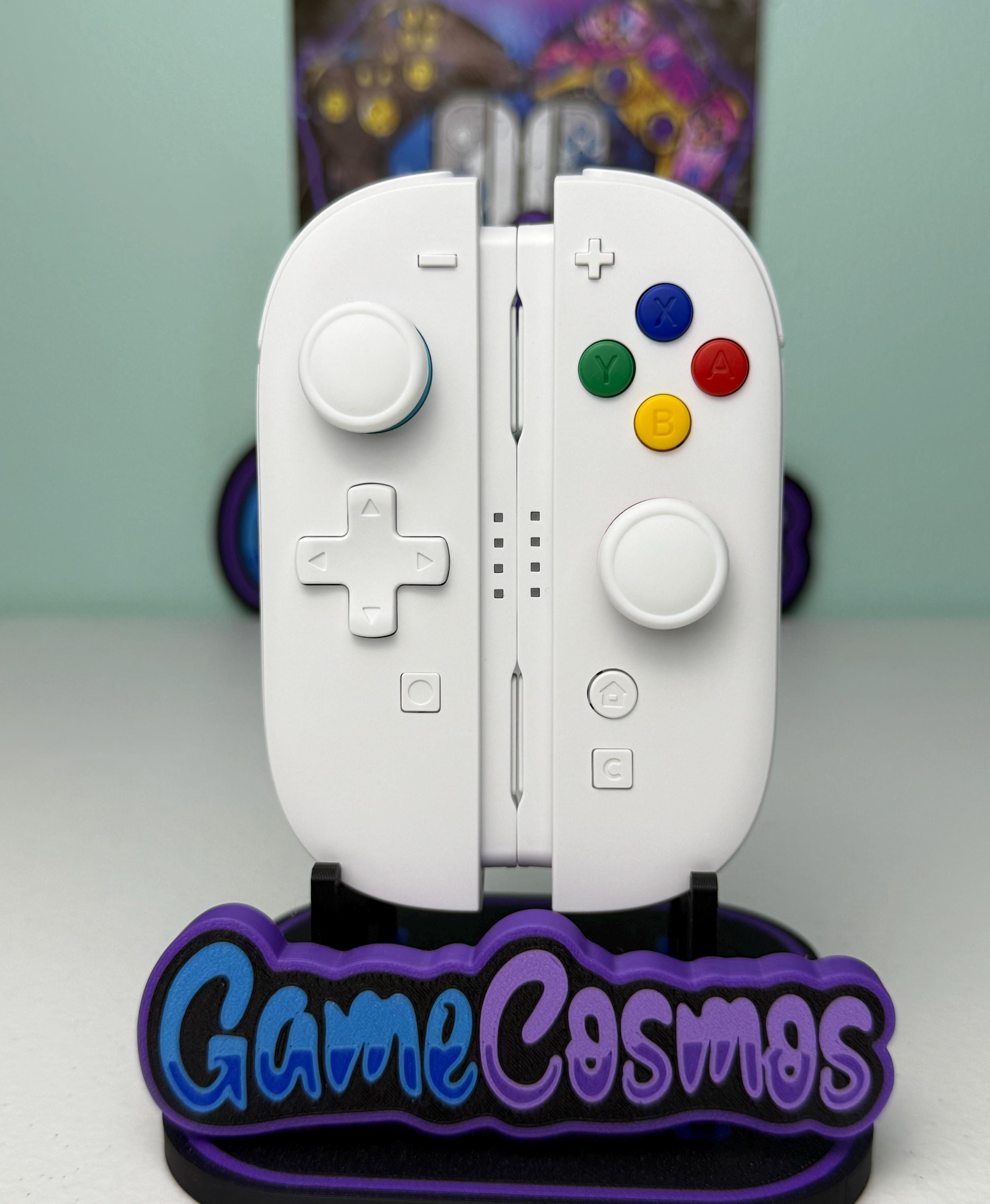 Pure White DPAD - Colorful ABXY - Custom Joycon 2 for the Nintendo