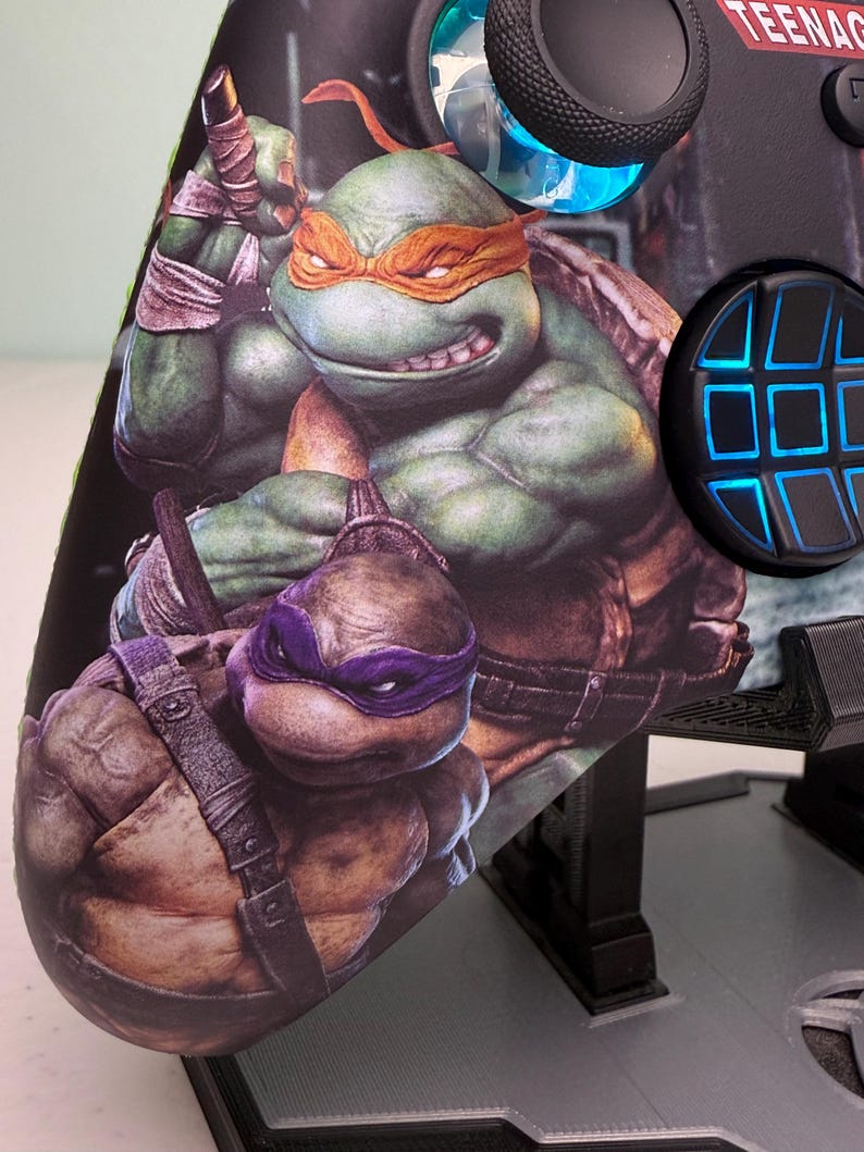 Tmnt Controller Turtles Hero Team - RGB LED - Custom Wireless Controller for Xbox or PC ...
