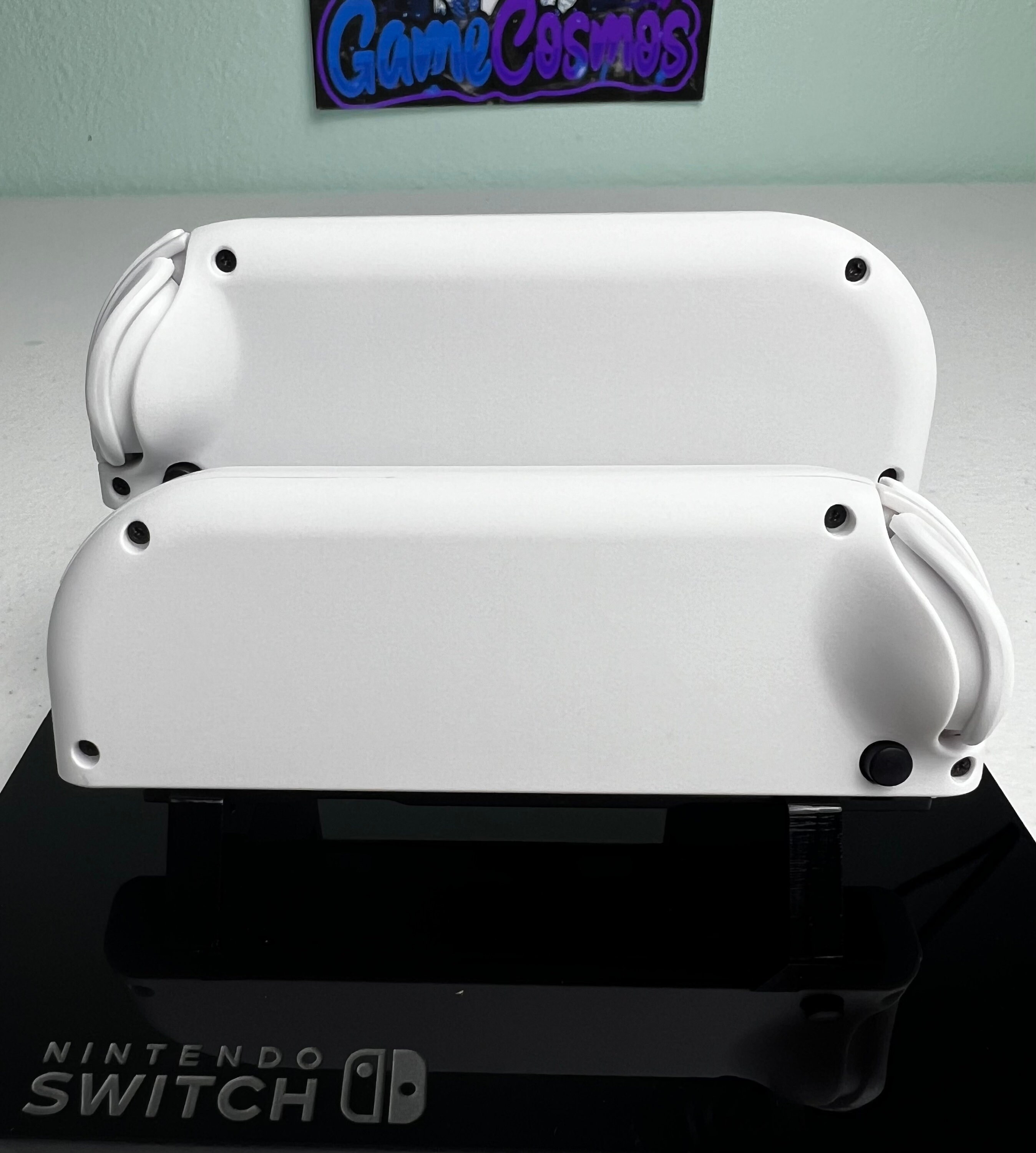 Soft Touch White DPAD - Colorful ABXY - Custom Joycons for the