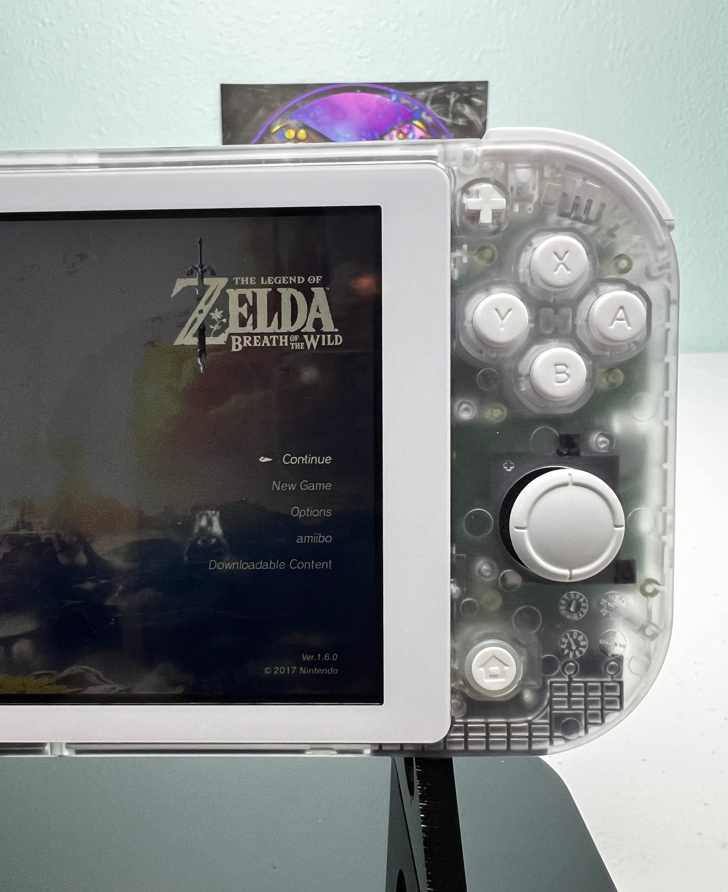 Transparent Clear - White Accents - Custom Switch Lite - Etsy