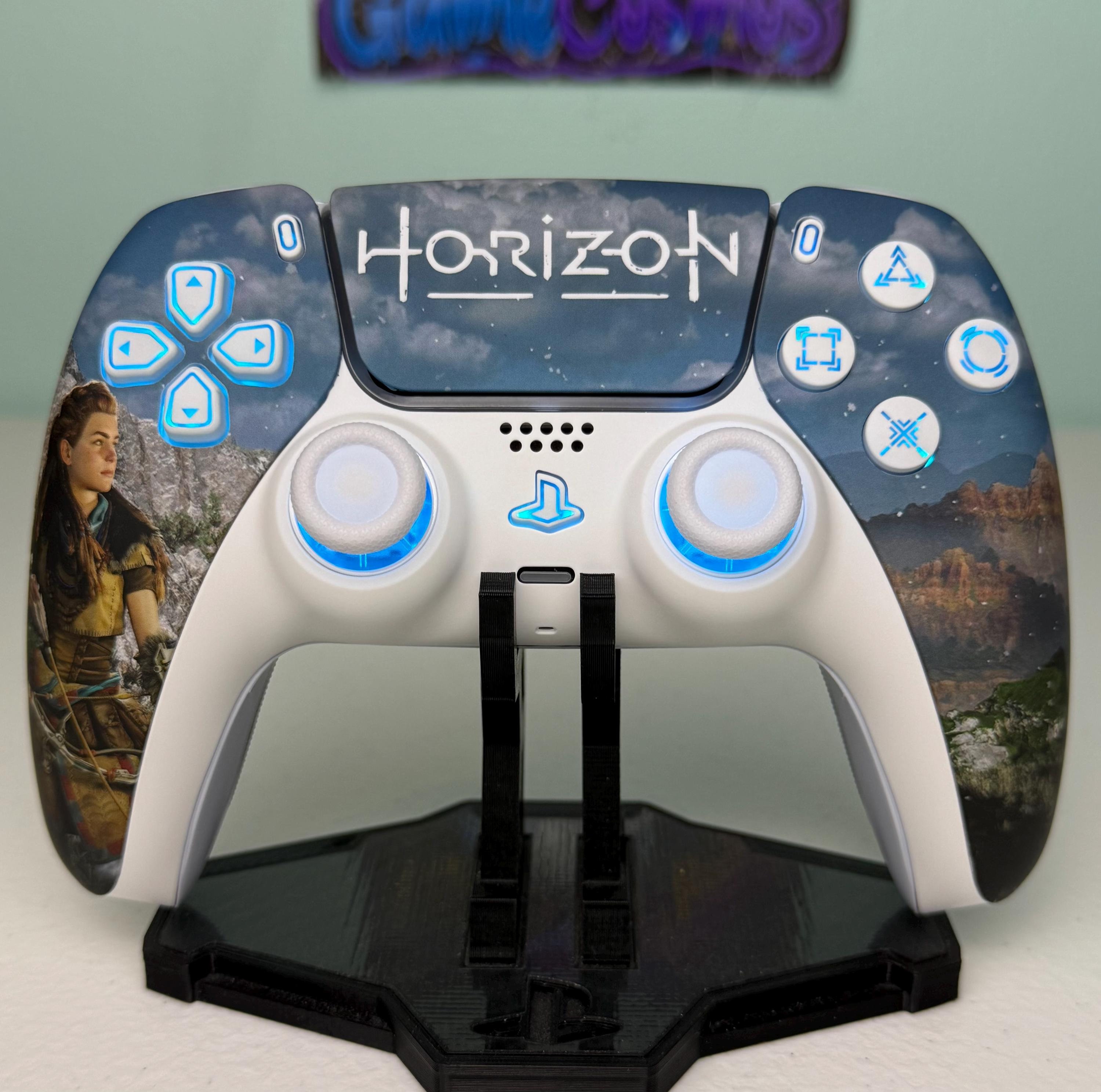 Horizon Open World - RGB LED - Custom Wireless Controller for PS5