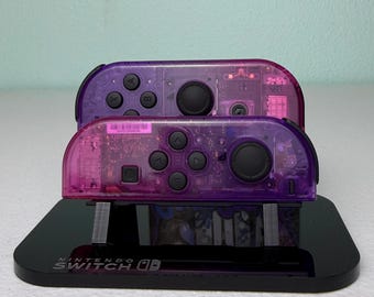 希少！！】 Custom Nintendo Black With Pink Controllers Joy