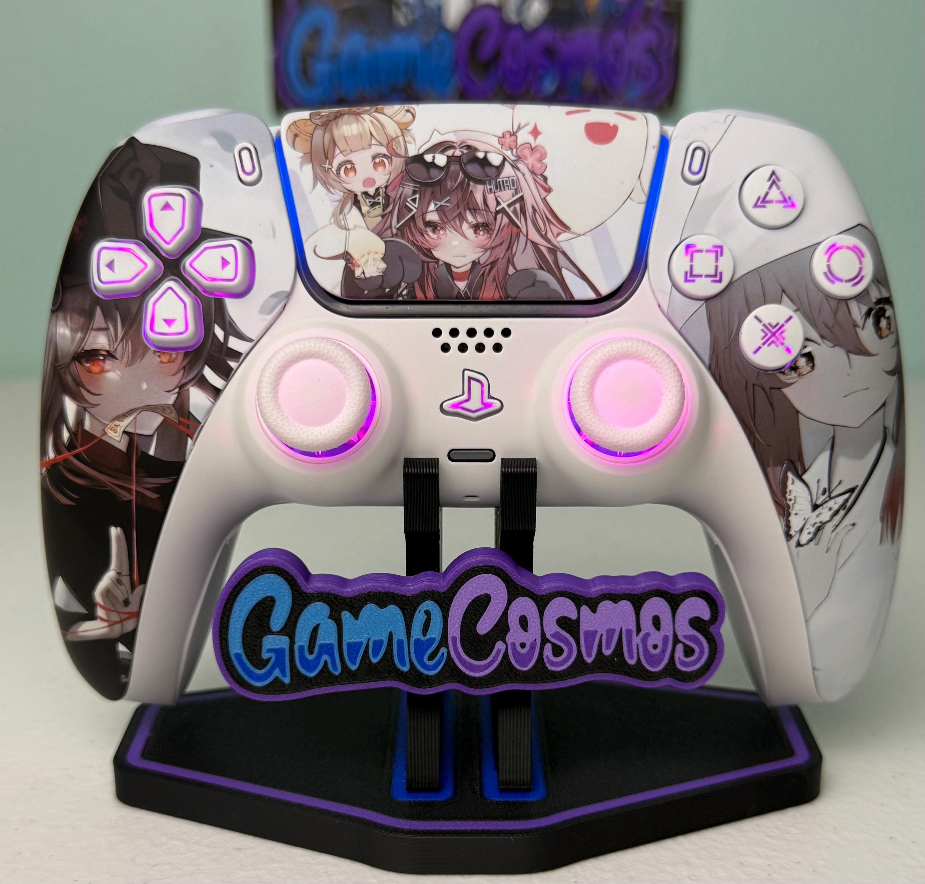 PS5★カスタム★カスタマイズ★ワイヤレス★コントローラ★ジャンク★中古★LED Japanese Yakuza Gang - RGB LED - Custom Wireless Controller for