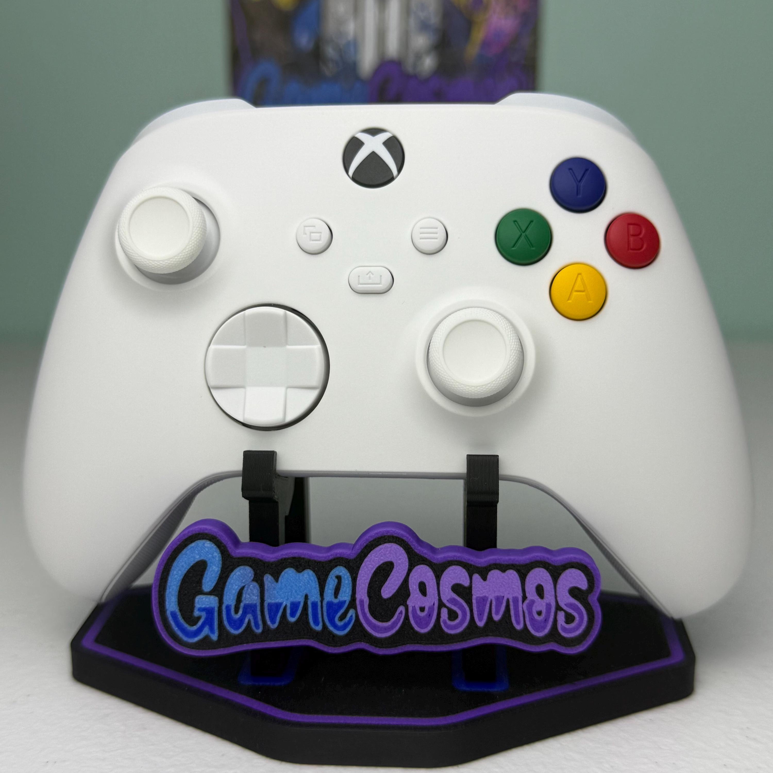Soft Touch Pure White - Colored ABXY - Custom Wireless Controller
