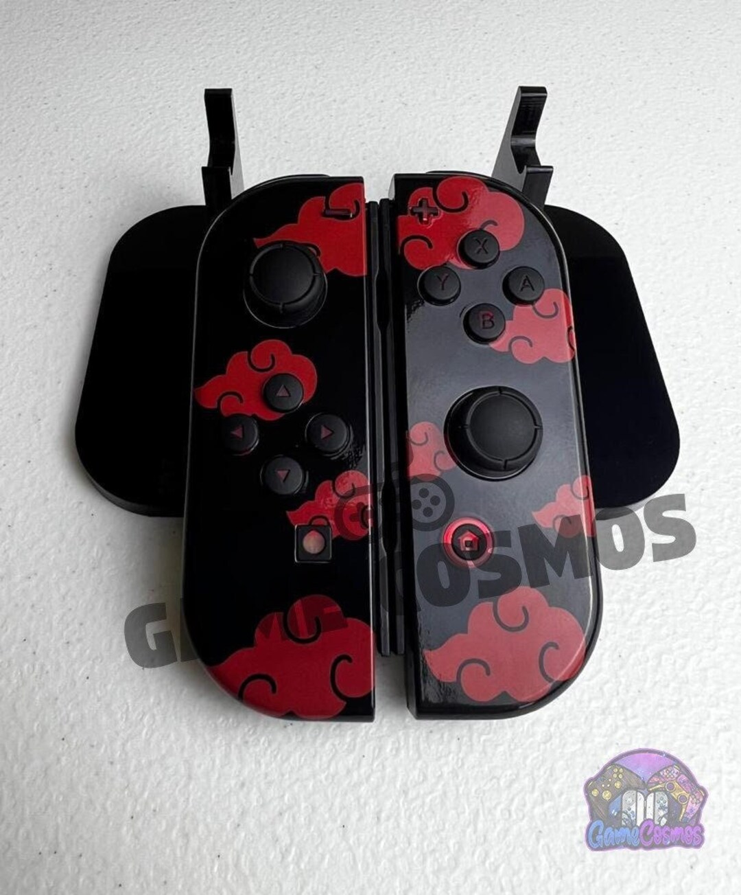 Red Clouds - Anime Manga - RGB LED - Custom Joycons for the
