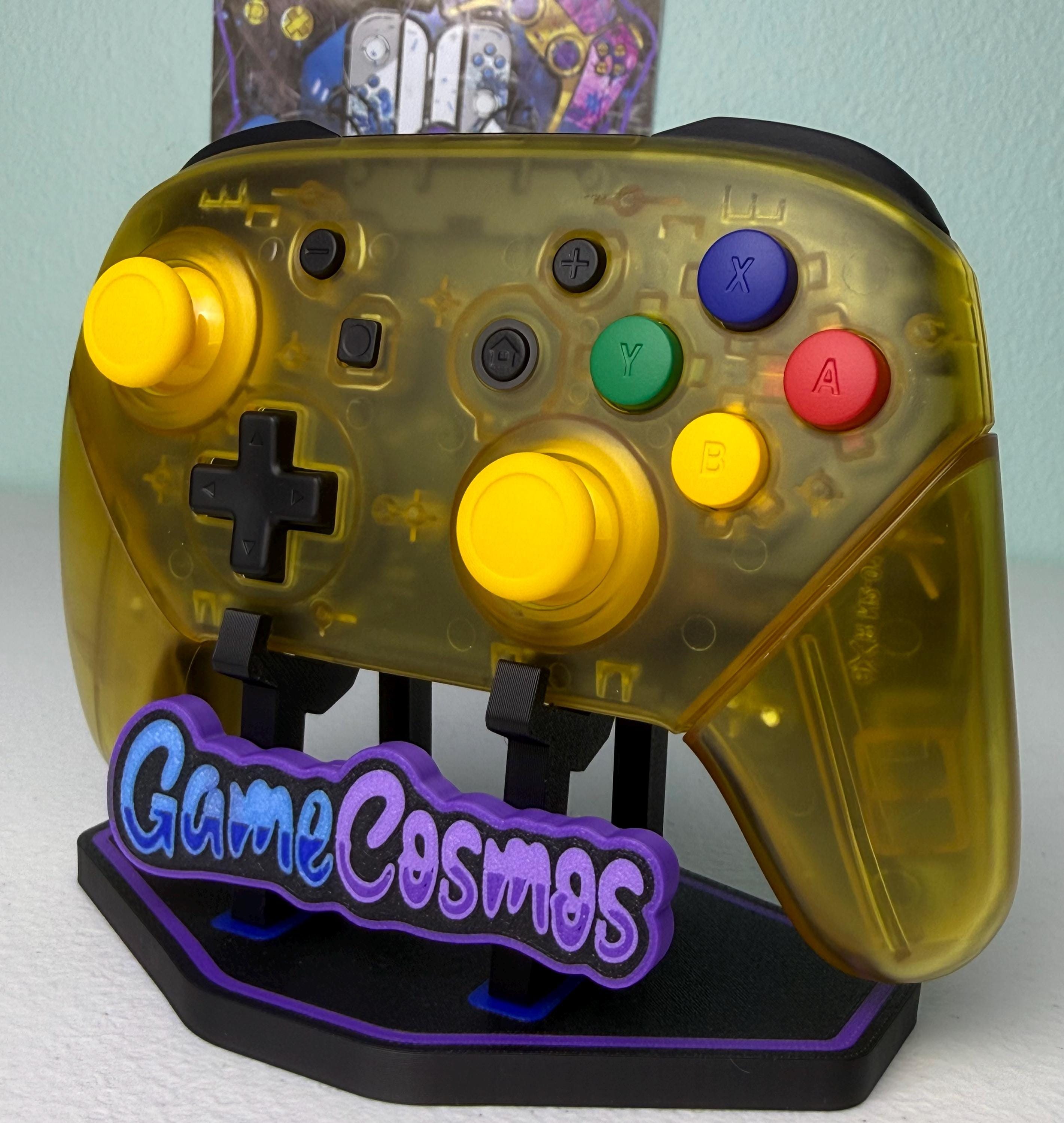 Transparent Yellow - Colorful ABXY - Wireless Pro Controller for the ...