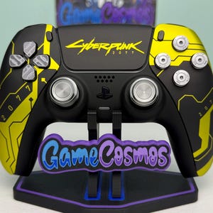Cyber Punk - Real Metal - Soft Touch - Custom Wireless Controller for PS5 Or PC