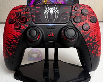 Comic Book Super Hero Theme - RGB LED - Custom Wireless Controller For PS5 Or PC