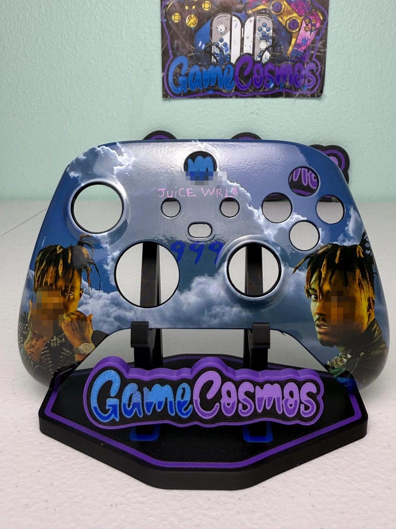 Juice WRLd - Glossy Finish - RGB LED - Custom Wireless Controller for Xbox Or PC FACEPLATE ONLY