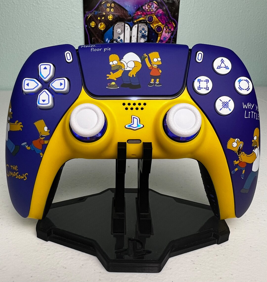 PS5★カスタム★カスタマイズ★ワイヤレス★コントローラ★ジャンク★中古★LED Animated Comedy Sitcom - RGB LED - Custom Wireless Controller for