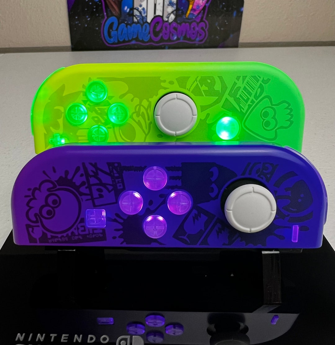 カスタムJoy-con　WHITE×PINKメタリック カスタム Nintendo Switch Joy-Con コントローラー ピンク、白