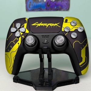 Cyber Punk - Real Metal - Soft Touch - Custom Wireless Controller for PS5 Or PC