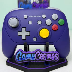 Lila GameCube-stil - Trådlös Pro 2-kontroll för Switch 2 eller PC