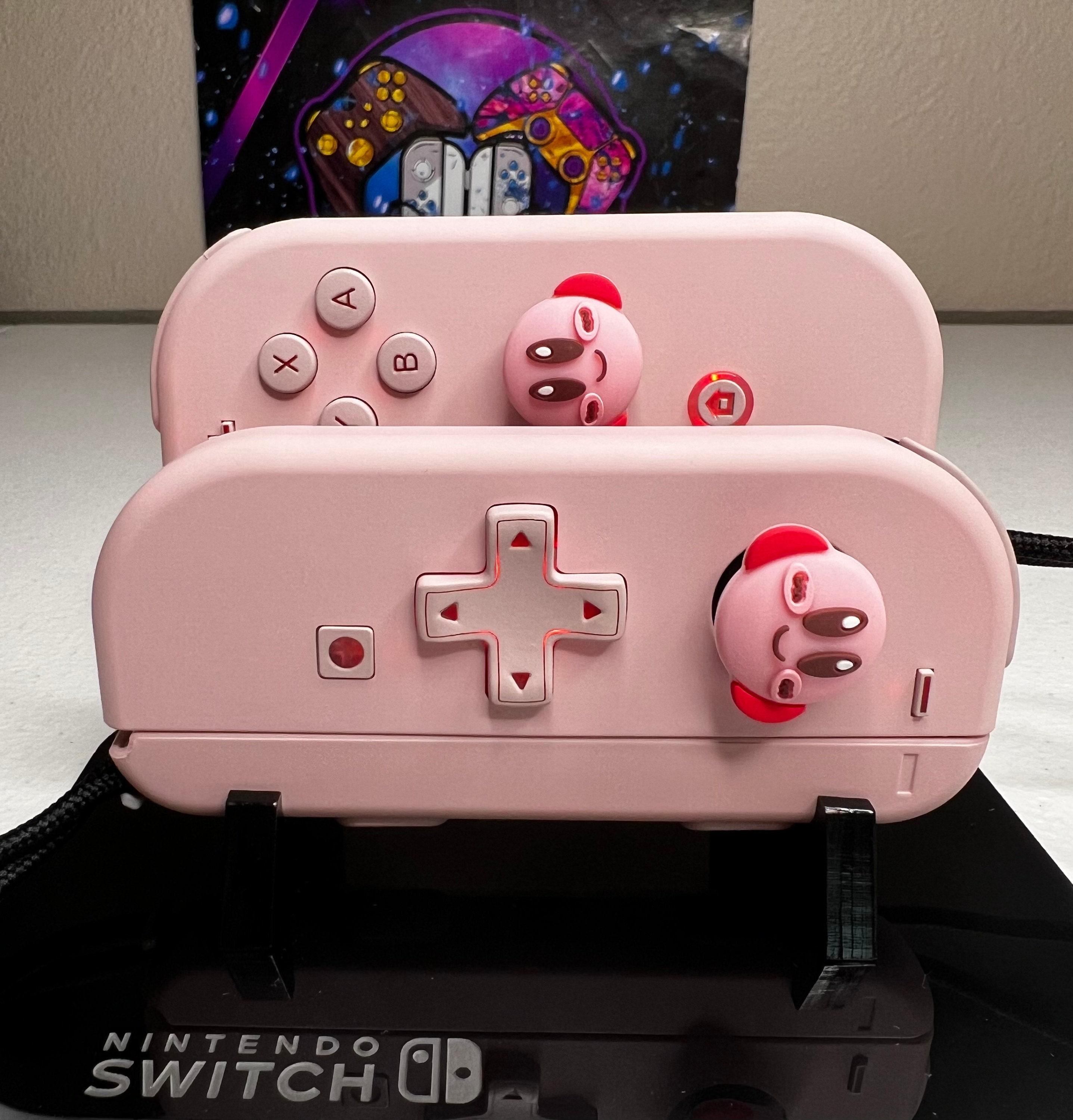Kirby Pastel Pink Nintendo Switch OLED Skin