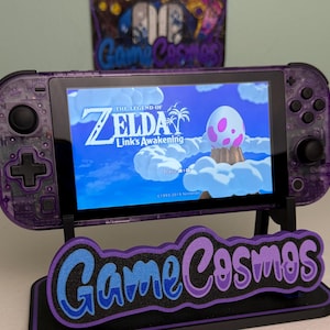 Roxo Atômico - Detalhes em Preto - Analógico NoDRIFT com Efeito Hall - Switch Lite Personalizado