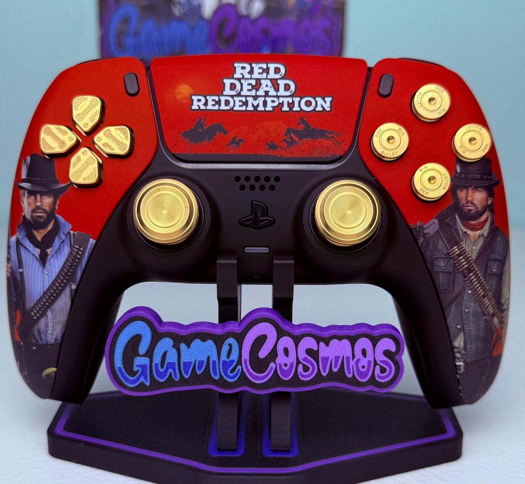 Western Shooter - Real Metal - Custom Wireless Controller for PS5 or PC ...