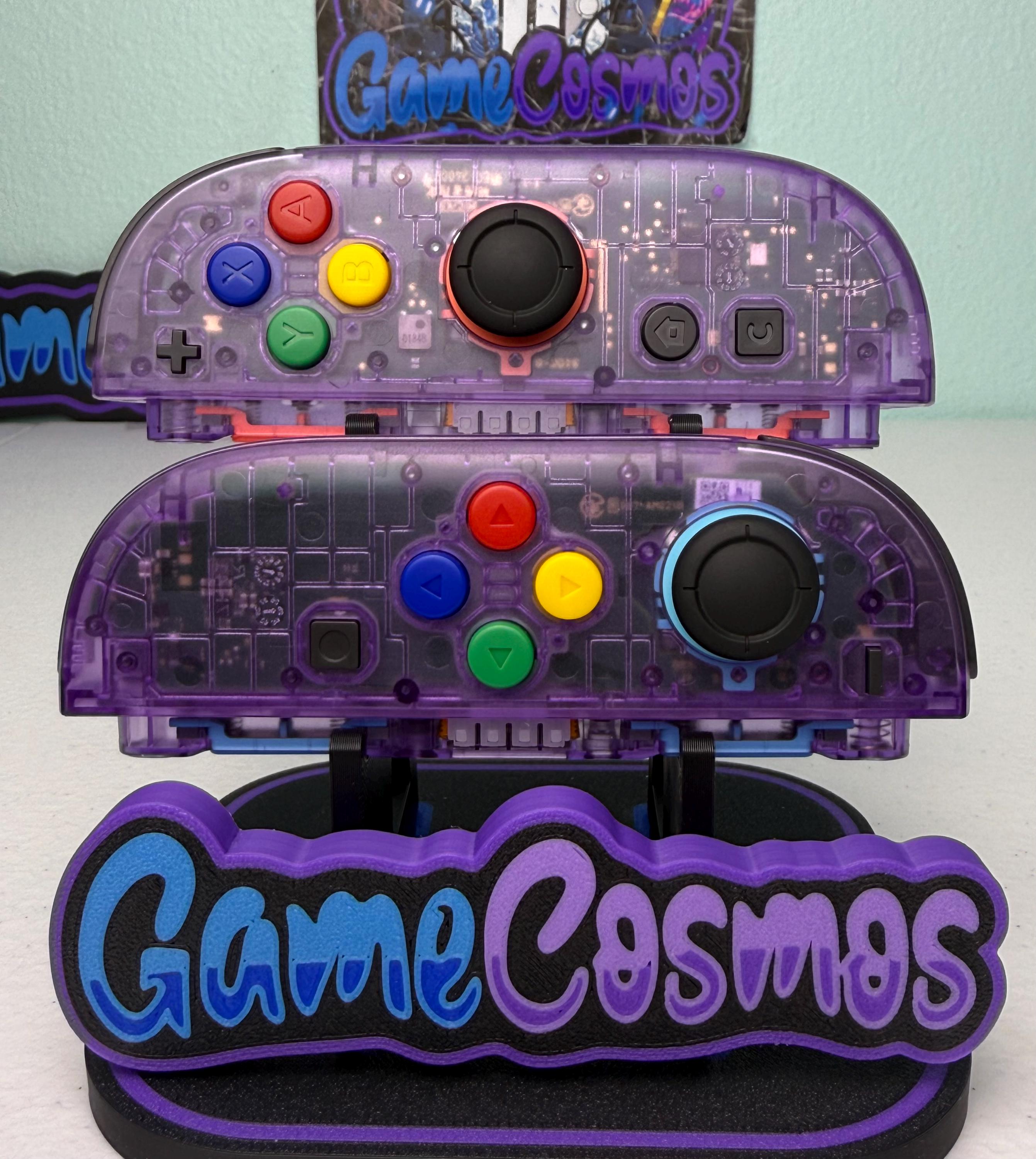 Atomic Clear Purple - Colorful ABXY - Custom Joycon 2 for the
