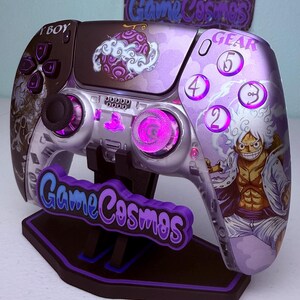 Mythical Zoan Awakening - Anime Manga - RGB LED - Custom Wireless Controller for PS5 Or PC image 3