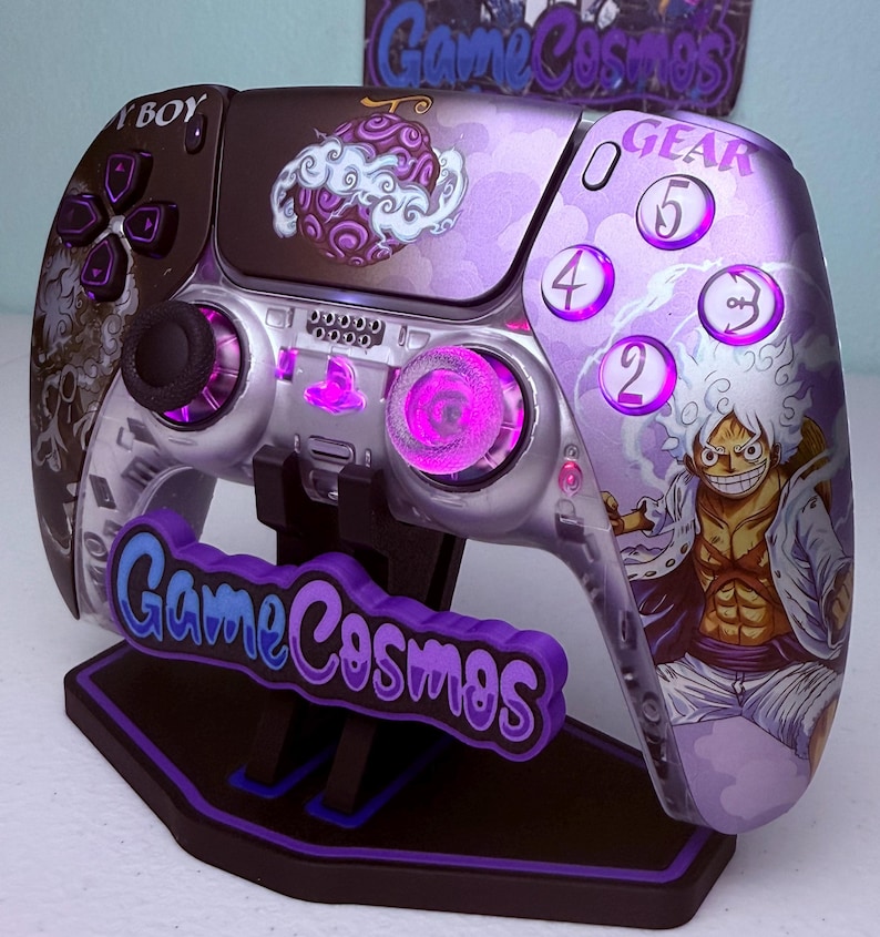 Mythical Zoan Awakening - Anime Manga - RGB LED - Custom Wireless Controller for PS5 Or PC image 3