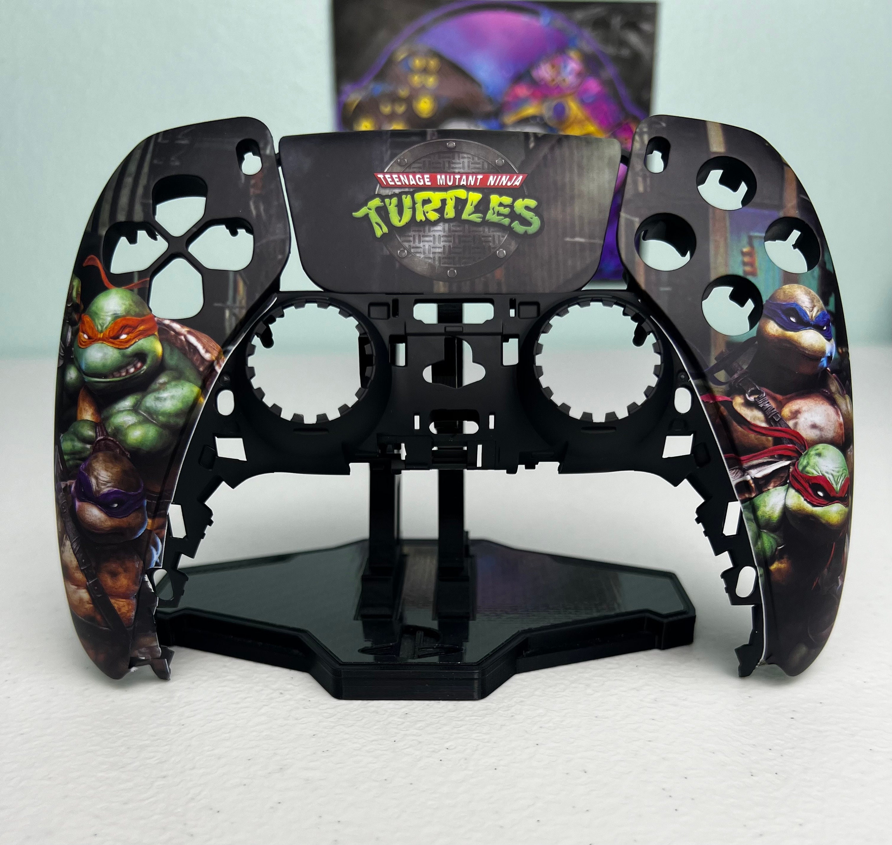 Turtles Hero Team - RGB LED - Custom Wireless Controller for PS5