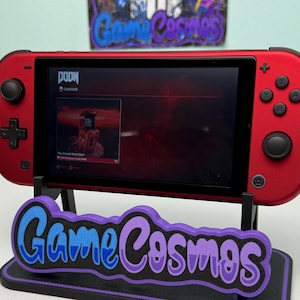 Rosso scarlatto Soft Touch - Nero Accent - Hall Effect NoDRIFT - Switch Lite personalizzato