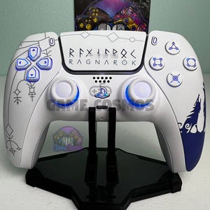 GoW-inspiriert – RGB-LED – Individueller kabelloser Controller für PS5 oder PC