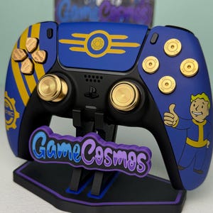 Vault Fall0ut Tec - Real Metal - Custom Wireless Controller for PS5 Or PC