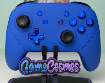Deep Blue - Chrome Blue Accents - Wireless Pro Controller for The Switch Or PC