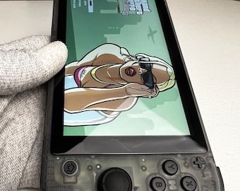Switchライト本体　カスタム品（クリアブラック） クリアブラックシェル - ブラックアクセント - カスタムスイッチ