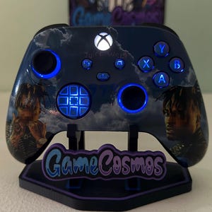 Juice WRLd - Glossy Finish - RGB LED - Custom Wireless Controller for Xbox Or PC LED Controller