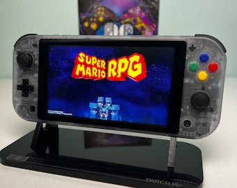 Glacier Clear Shell - Black Accents + Colorful Buttons - Custom