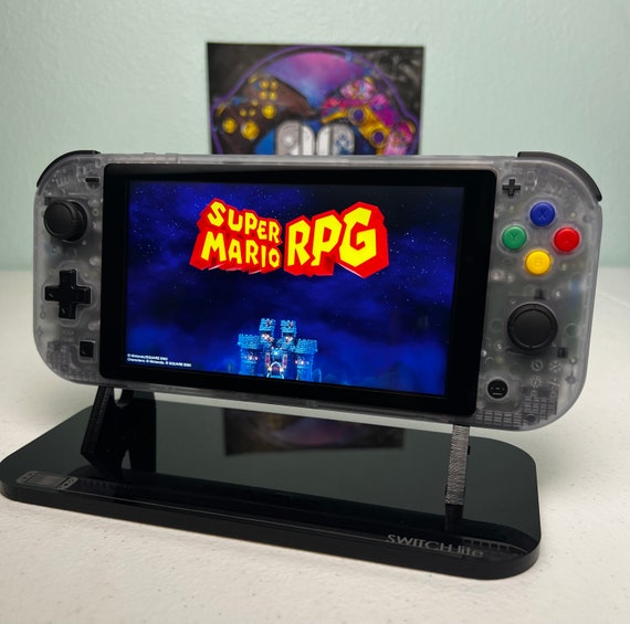 Glacier Clear Shell - Black Accents + Colorful Buttons - Custom