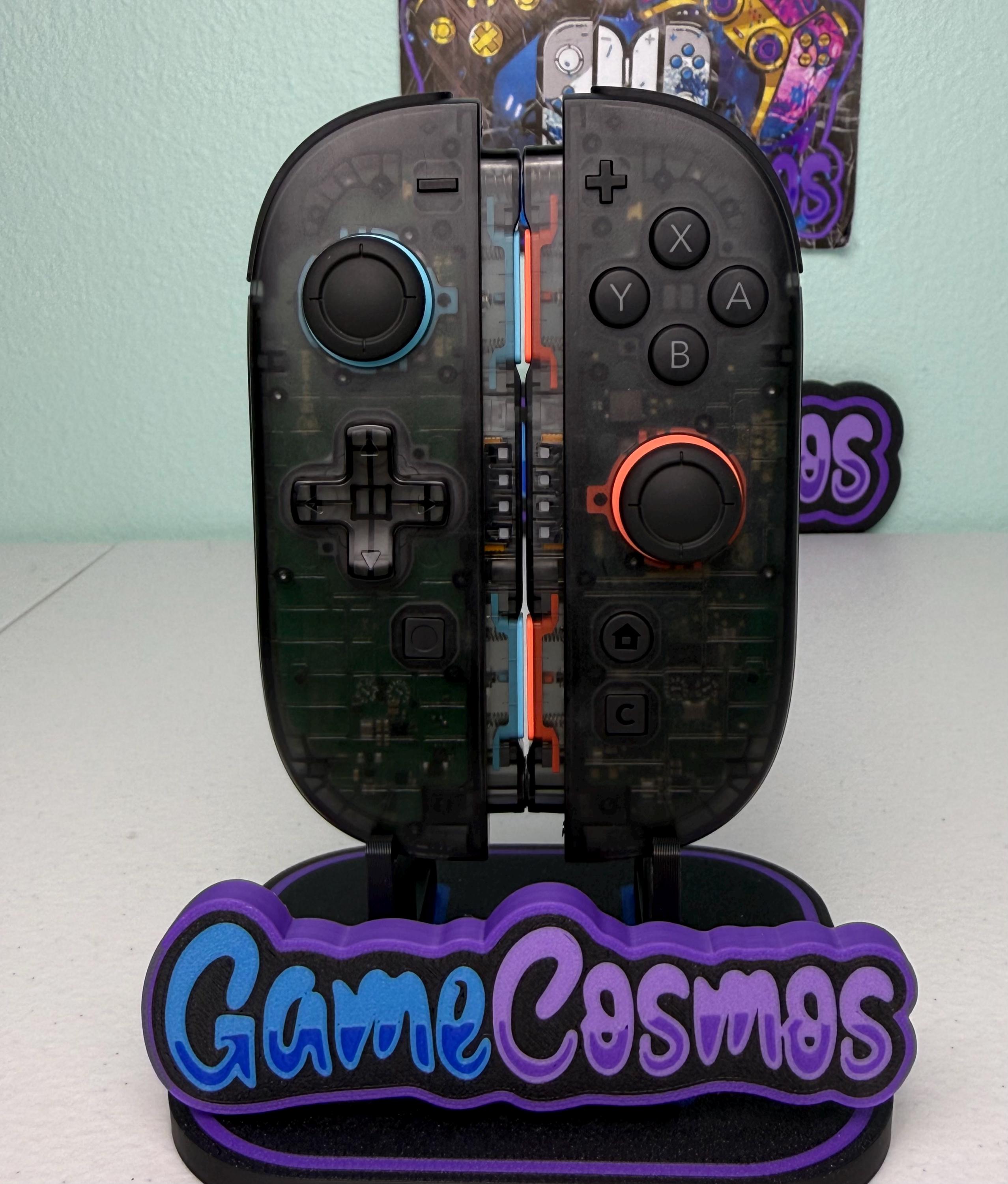 Transparent Smoke Black DPAD - Custom Joycon 2 for the Nintendo