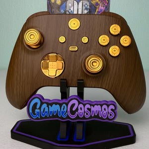Soft touch Woodgrain - Real Metal - Custom Wireless Controller for Xbox Or PC