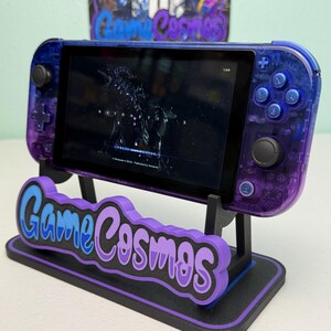 Two-Tone Chameleon - Glossy Blue Purple - Custom Switch Lite