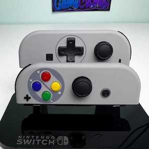 Retro SNES Inspired - EU Famicom - Custom Joycons for the Nintend Switch