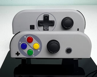 Retro SNES Inspired - EU Famicom - Custom Joycons for the Nintend Switch