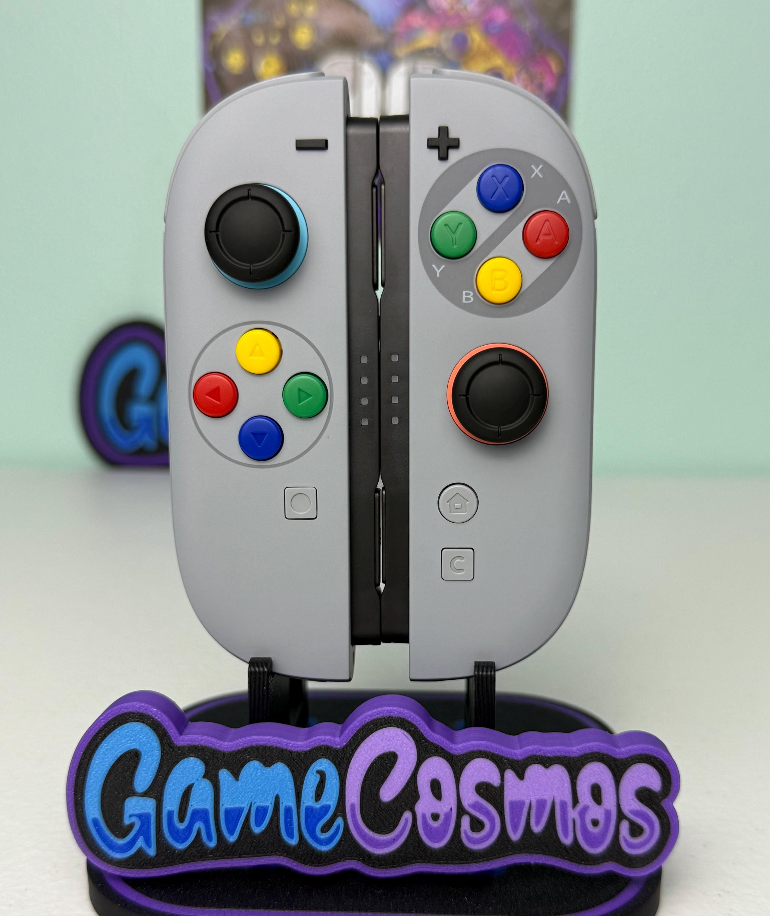 Retro SNES Inspired - EU Famicom - Custom Joycon 2 for the