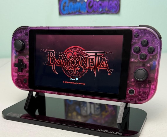 Two-tone Purple Pink - Glossy Gradient Transparent - Custom Switch 