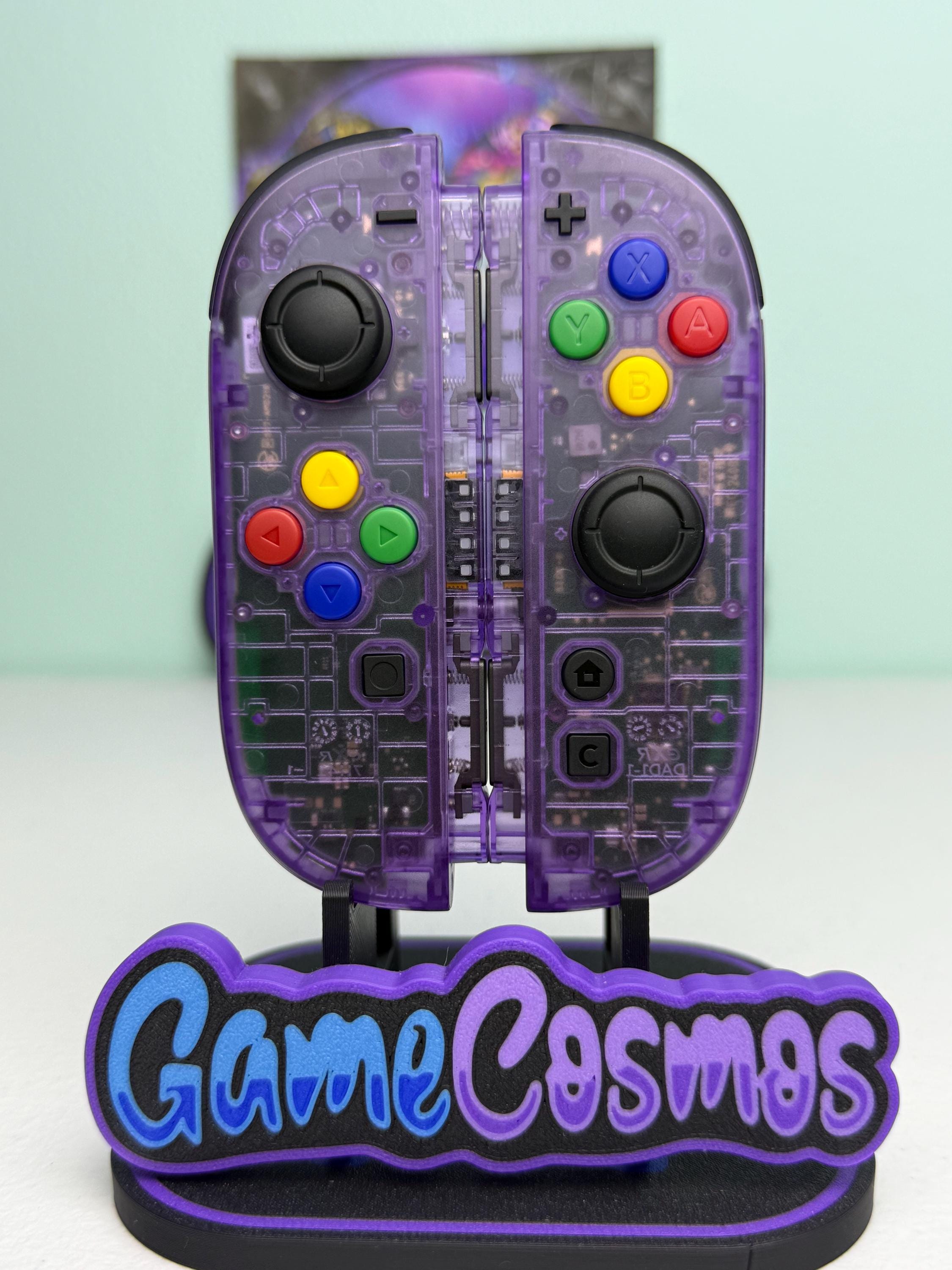 Atomic Clear Purple - Colorful ABXY - Custom Joycon 2 for the