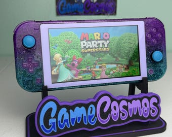 Glanzend glittergradiënt paarsblauw - Hall-effect NoDRIFT - Custom Switch Lite