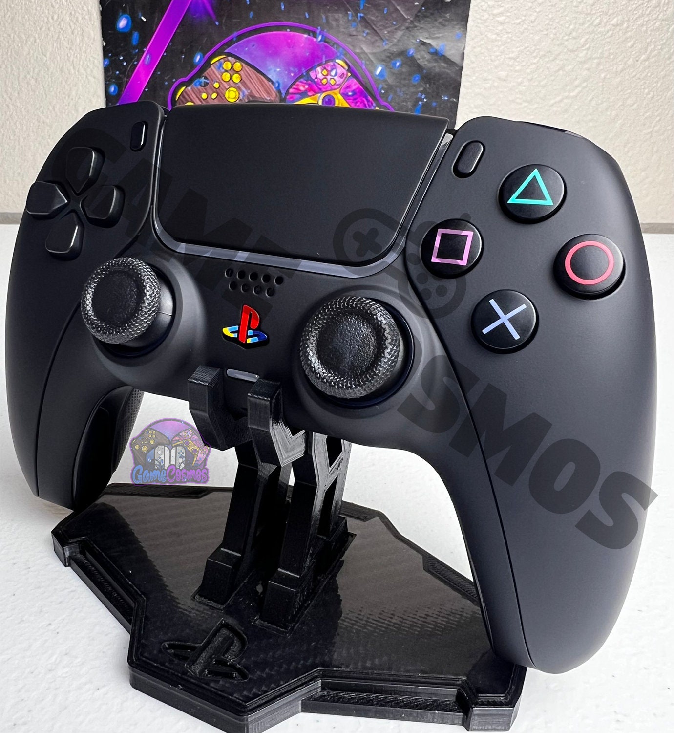 Retro PS2 Theme - Original Black - Custom Wireless Controller for PS5 ...