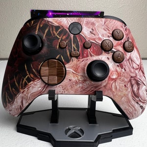 Xeno Species - Woodgrain Accents - Custom Wireless Controller for Xbox Or PC