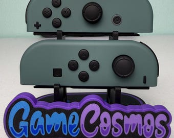Pine Green Soft Touch - Black Accents - Custom Joycons for Nintend Switch