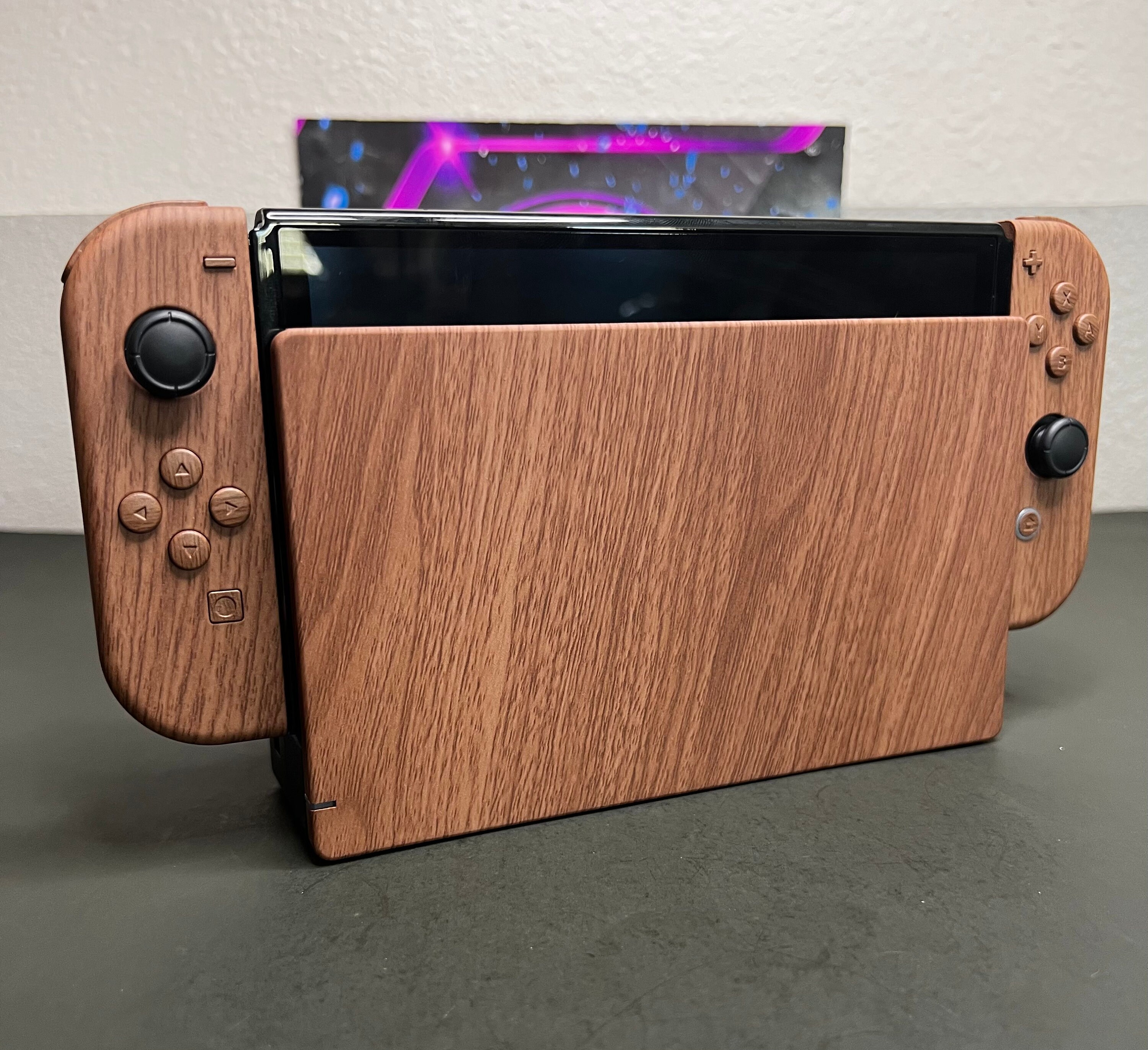 Handcrafted Timber Console Docks : wooden Nintendo Switch Dock